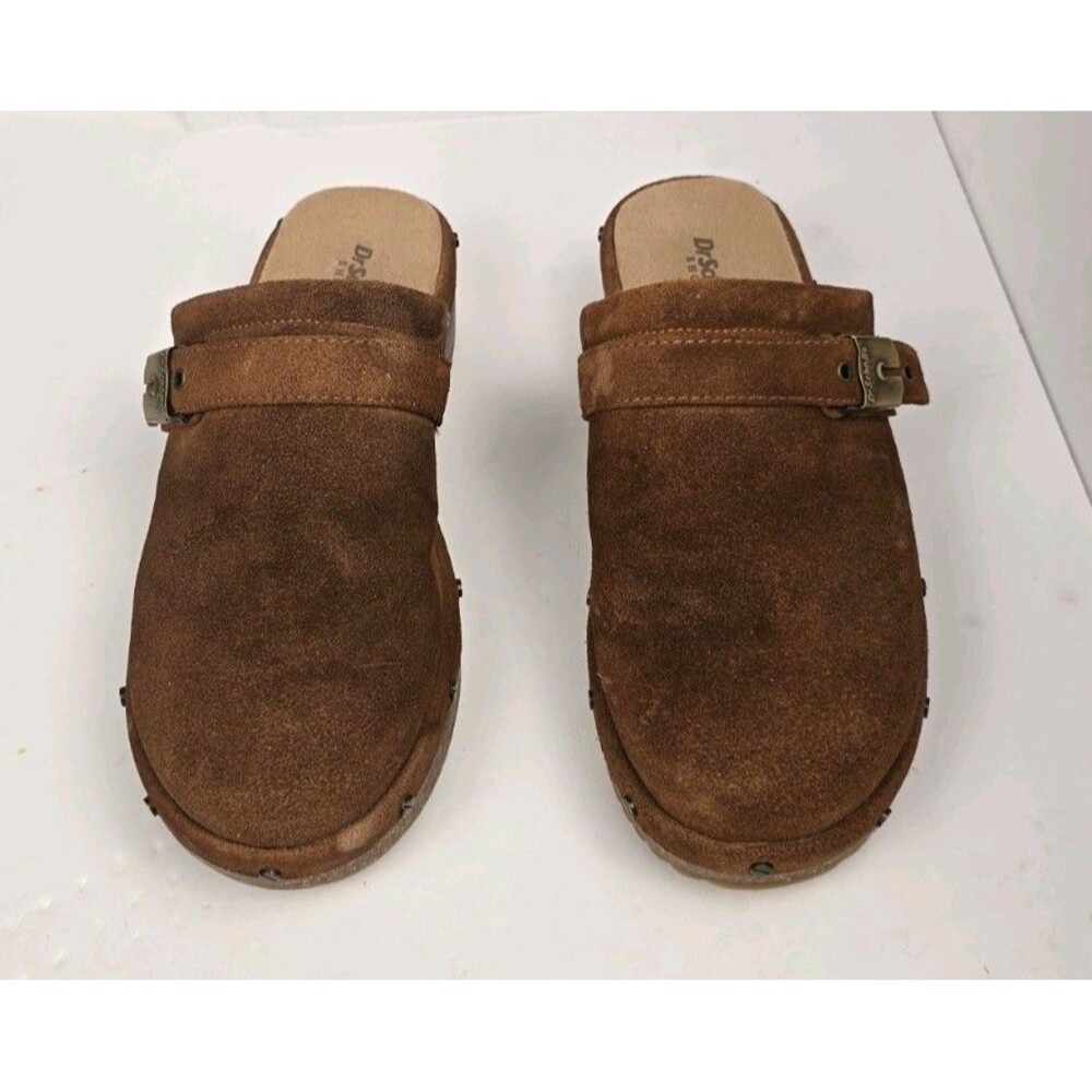 Dr. Scholl's Women’s Leather Brown Original Flex Comfort Clogs Size 8.5 m Mules
